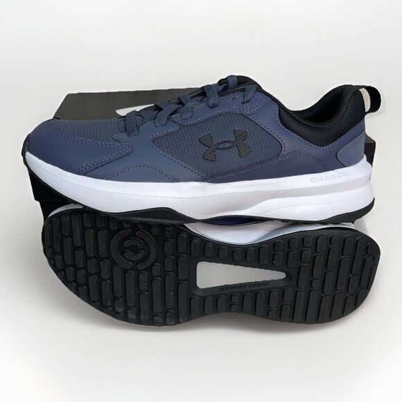 Under Armour Other - Under Armour Charged Edge Shoes Mens 10 Bluish Grey/Black Sneaker 3026727-044